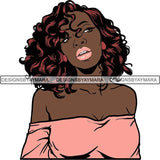 Afro Latina Woman SVG Cutting Files For Silhouette Cricut and More