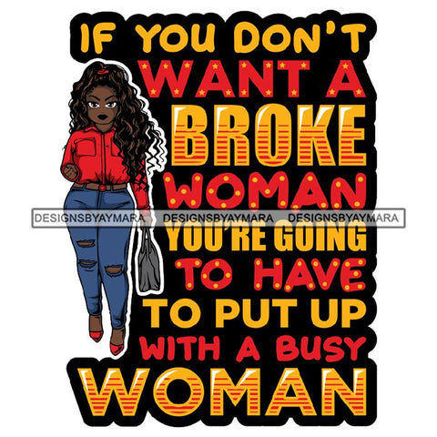 Afro Lola Boss Lady Quotes .SVG Cutting Files For Silhouette and Cricut and More!