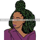 Afro Woman Goddess Diva Melanin Love Sensual .SVG Cut Files For Silhouette and Cricut and More!