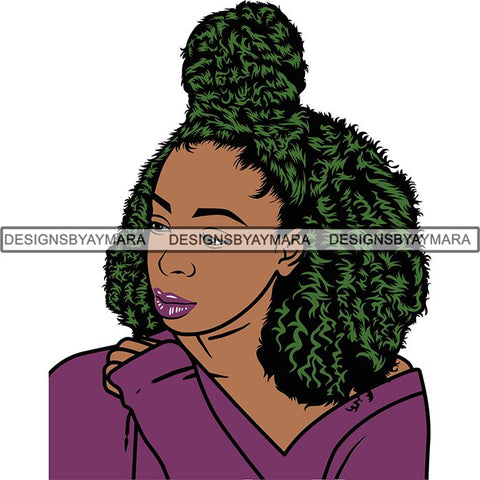 Afro Woman Goddess Diva Melanin Love Sensual .SVG Cut Files For Silhouette and Cricut and More!
