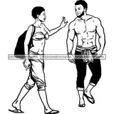 Happy Couple Relationship Goals Soulmates Man Woman Together Marry True Love SVG Cutting Files