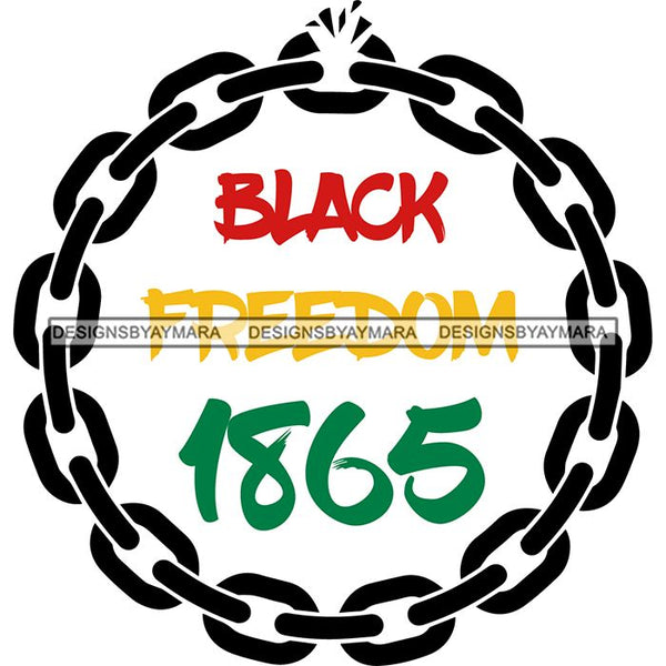 Juneteenth Emancipation Freedom June19 Holiday African American History  SVG PNG JPG Vector Cutting Files