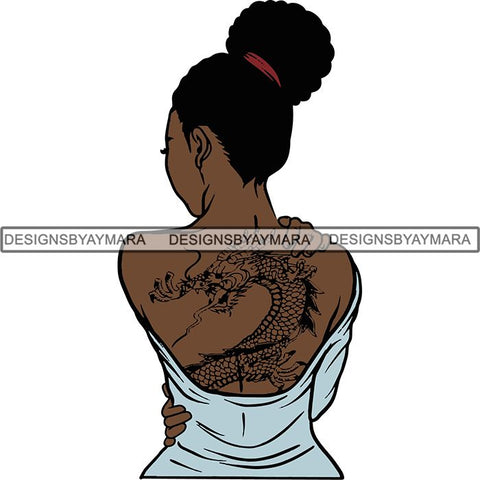 Afro Woman Goddess Diva Melanin Love Sensual .SVG Cut Files For Silhouette and Cricut and More!