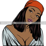 Afro Melanin Popping Nubian Queen SVG Cutting Files For Silhouette Cricut and More