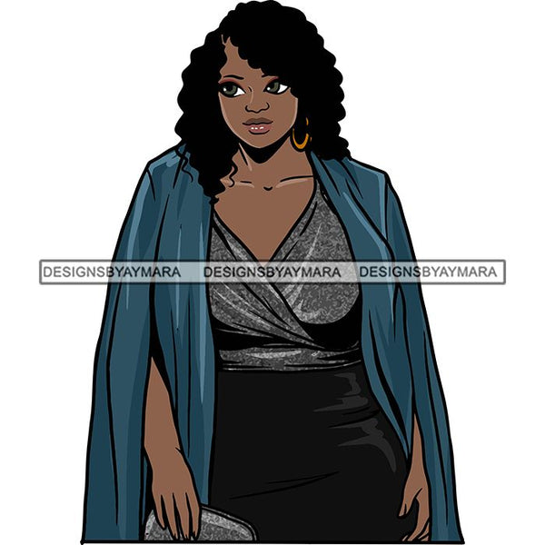 Attractive BBW Nubian Melanin Popping Beautiful African American Big Woman SVG Cutting Files