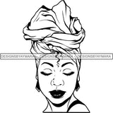 Afro Independent Successful Woman SVG Cutting Files For Silhouette Cricut and More