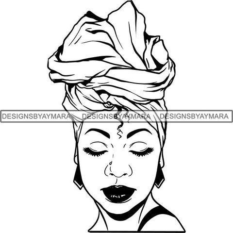 Afro Independent Successful Woman SVG Cutting Files For Silhouette Cricut and More