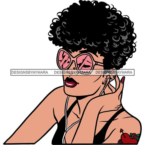 Afro Boss Lady Dope Diva Glamour Hot Sellers Designs .SVG Cutting Files
