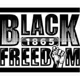 June 19 Juneteenth Emancipation Freedom Holiday African American History  SVG PNG JPG Vector Cutting Files
