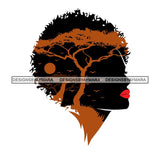 Sensual African Erotic Goddess Safari Savanna Africa Exotic Nature SVG Cutting Files.