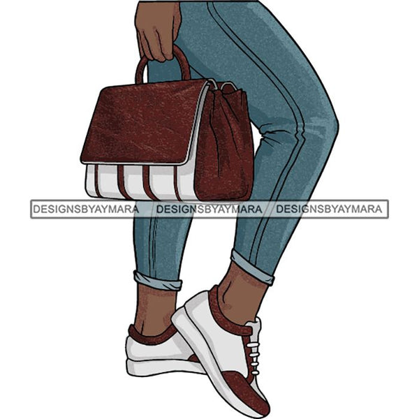 Purse Bag Shoes High Heels Glamour Luxury Fashion Shine SVG Clipart Vector Cutting Files