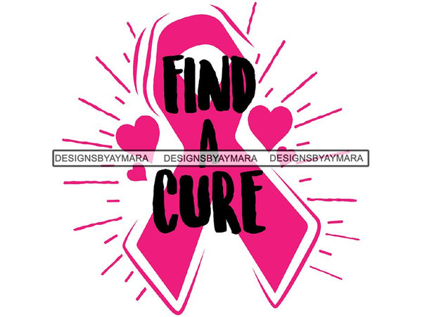 Cancer Awareness Woman Fighting Cancer Quotes PNG Files For Print