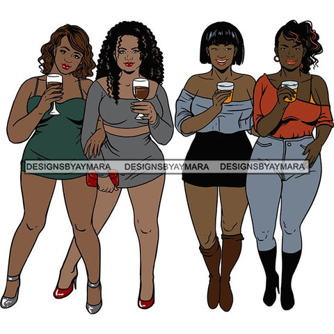 Best Friends Forever Drinking Chilling  SVG Files For Cutting and More!