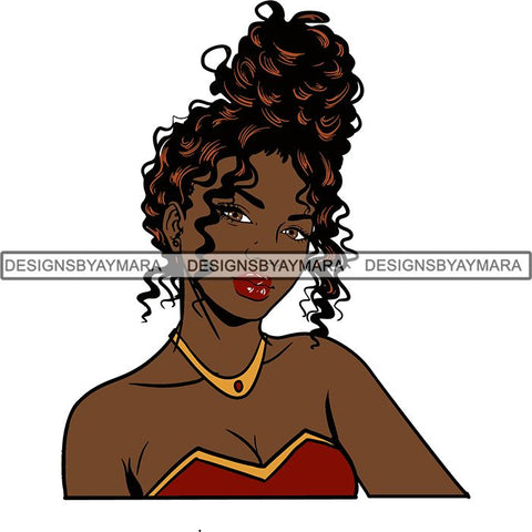 Afro Melanin Popping Dark Latina SVG Cutting Files For Silhouette Cricut and More