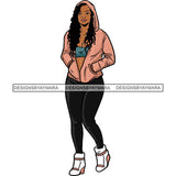 Fashion Diva Glamour Afro Classy Sexy Lady SVG PNG JPG Vector Files For Cutting and More