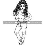 Afro Lola Nurse Medical Occupation SVG Cutting Files For Cricut Silhouette and More