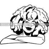 Afro Woman Nubian Melanin Popping Unique Design SVG Cutting Files For Silhouette Cricut and More
