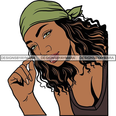Afro Melanin Popping Nubian Queen SVG Cutting Files For Silhouette Cricut and More