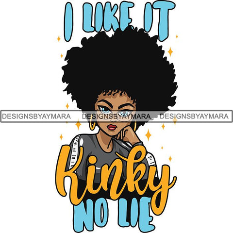 Afro Melanin Popping Lola Kinky Hair God Quotes SVG Cutting Files For Silhouette Cricut and More