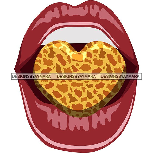 Sensual Lips Silhouette African Wildlife Proud Roots Safari Savanna Africa Continent Exotic Scenic SVG Cutting Files