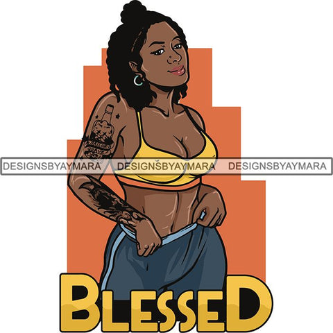 Dope Diva Blessed Life Quotes SVG Cutting Files For Silhouette Cricut and More