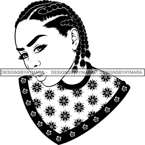 Afro Latina Woman SVG Cutting Files For Silhouette Cricut and More