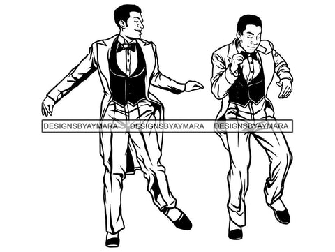 Stepper Dancer Stepping Chicago Style SVG Cut Files