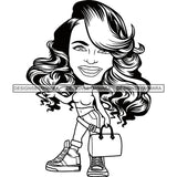 Cute Afro Lola Boss Lady Summer Fashion Dope Diva Glamour .SVG Cutting