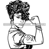 Afro Woman Goddess Hot Seller Design SVG Cutting Files