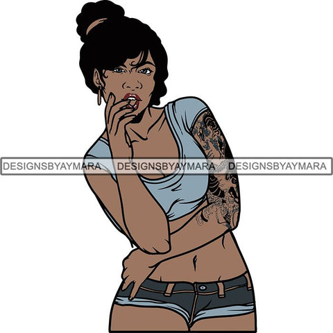 Afro Woman Goddess Diva Melanin Love Sensual .SVG Cut Files For Silhouette and Cricut and More!