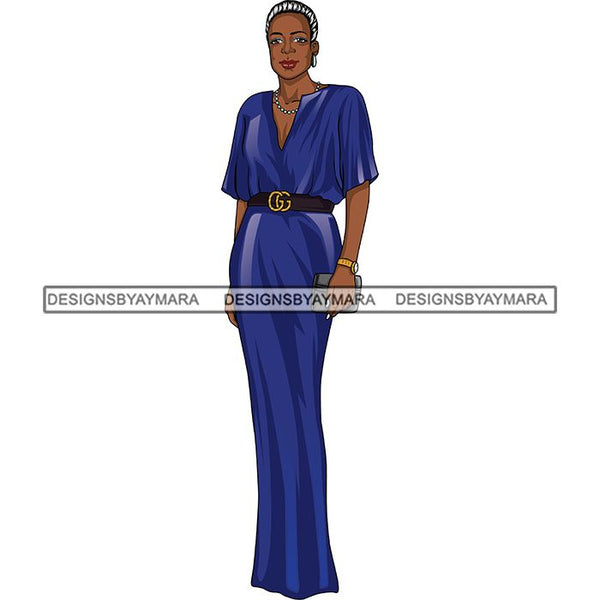 Bundle 6 Classy Afro Woman African American Goddess SVG PNG JPG Cutting Files