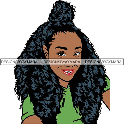 Afro Woman Goddess Diva Melanin Love Sensual .SVG Cut Files For Silhouette and Cricut and More!