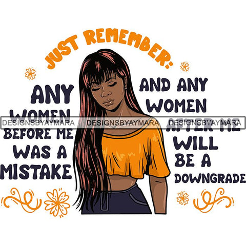 Afro Independent Successful Woman SVG Cutting Files For Silhouette Cricut and More