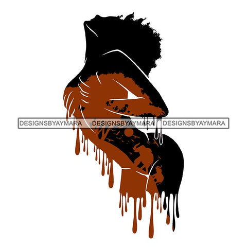 Sensual African Artwork Woman Body Proud Roots Safari Savanna Africa Continent Exotic Environment SVG Files For Cutting and More!