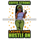 Lola Afro BBW Coffee Quotes .SVG Cutting Files For Silhouette and Cricut and More!