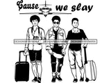 Man Getaway Trip Friends SVG Cut Files For Silhouette and Cricut
