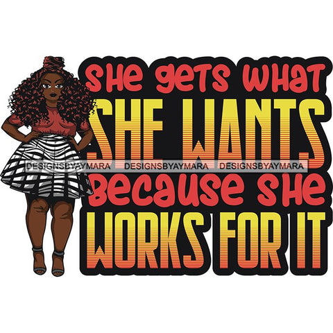 Afro Thick Classy Lola Boss Lady Hustle Quotes .SVG Cutting Files For Silhouette and Cricut and More!