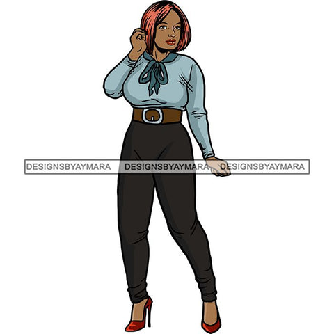 Fashion Diva Glamour Afro Classy Sexy Lady SVG PNG JPG Vector Files For Cutting and More