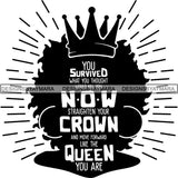 Black Queen Nubian Melanin Quotes .SVG Files For Silhouette and Cricut