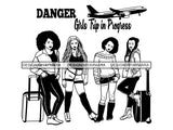 Ladies Trip Flight Getaway SVG Cut Files For Silhouette and Cricut