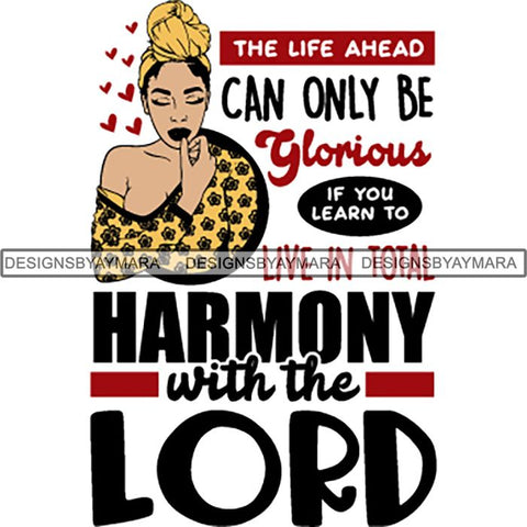 Afro Boss Lady Lord Life Quotes SVG Files For Cutting and More