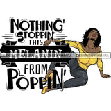 Afro Woman Tattoo Sexy Melanin Nubian Goddess PNG Files For Print Not For Cutting