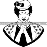 Latina Woman Praying God .SVG Cut Files For Silhouette and Cricut