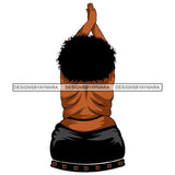 Afro African Lady Pretty Face Goddess Glamour Fashion Vector SVG Cutting Files