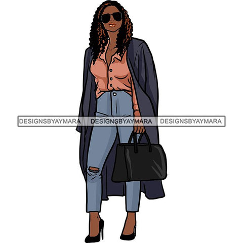 Fashion Diva Glamour Afro Classy Sexy Lady SVG PNG JPG Vector Files For Cutting and More