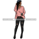 Fashion Diva Glamour Afro Classy Sexy Lady SVG PNG JPG Vector Files For Cutting and More