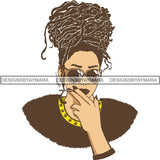 Melanin Bald Short Hairstyle Queen Goddess Nubian .SVG Cut Files For Silhouette and Cricut and Much More