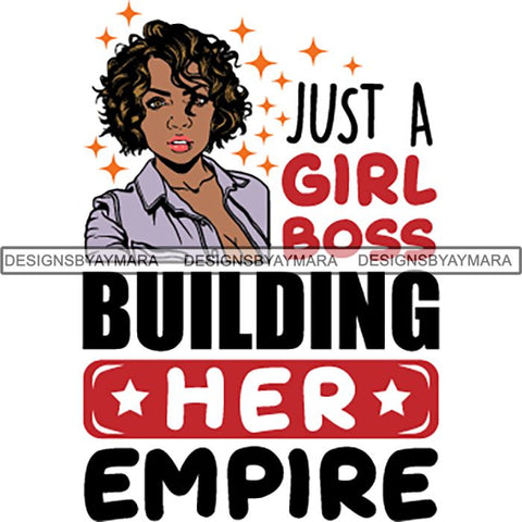 Strong Successful Afro Woman Quotes .SVG Cutting Files For Silhouette Cricut and More