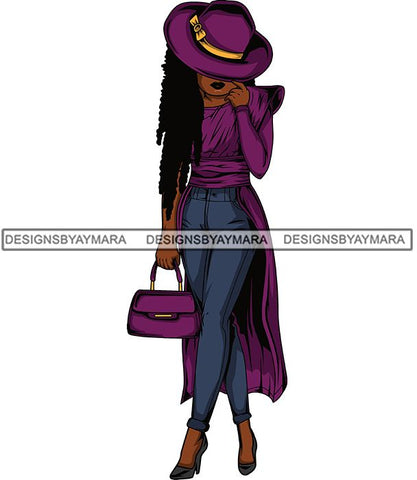 Afro Lola Flow Too Strong Elegance Elegant Woman Glamour Sexy Confident Lady .SVG Clipart Vector Cutting Files