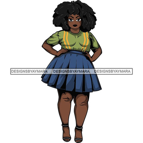 Afro Thick Classy Lola Boss Lady .SVG Cutting Files For Silhouette and Cricut and More!
